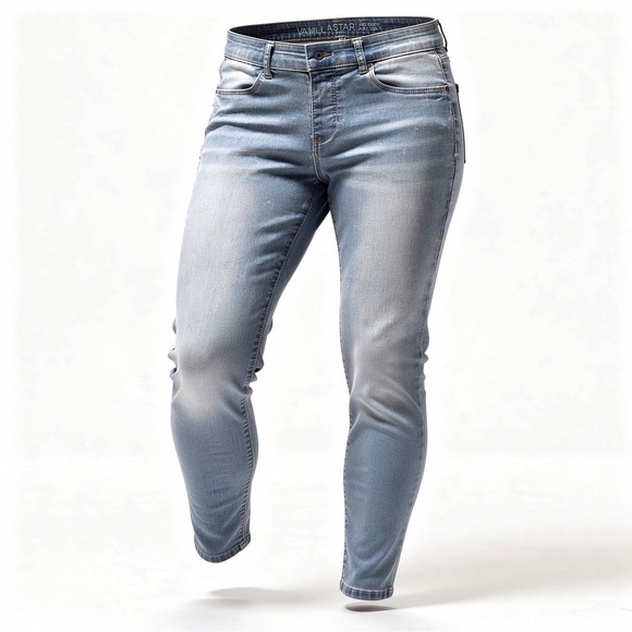 Vanilla Star Denim - Vanilla Star Womens Mid Rise Pull-On Jeans Size M